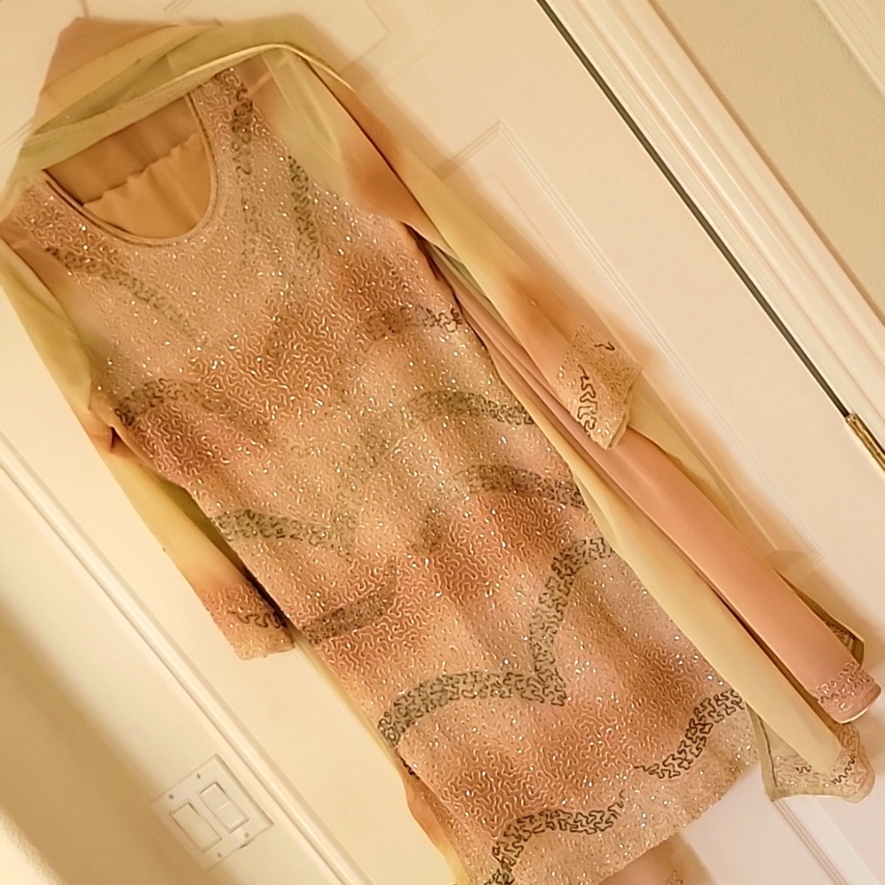 Beautiful 3 piece suit with hand work.